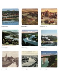 Deko-Kachel Baldeneysee Essen Ruhrhalbinsel historische Ansichtskarten 7