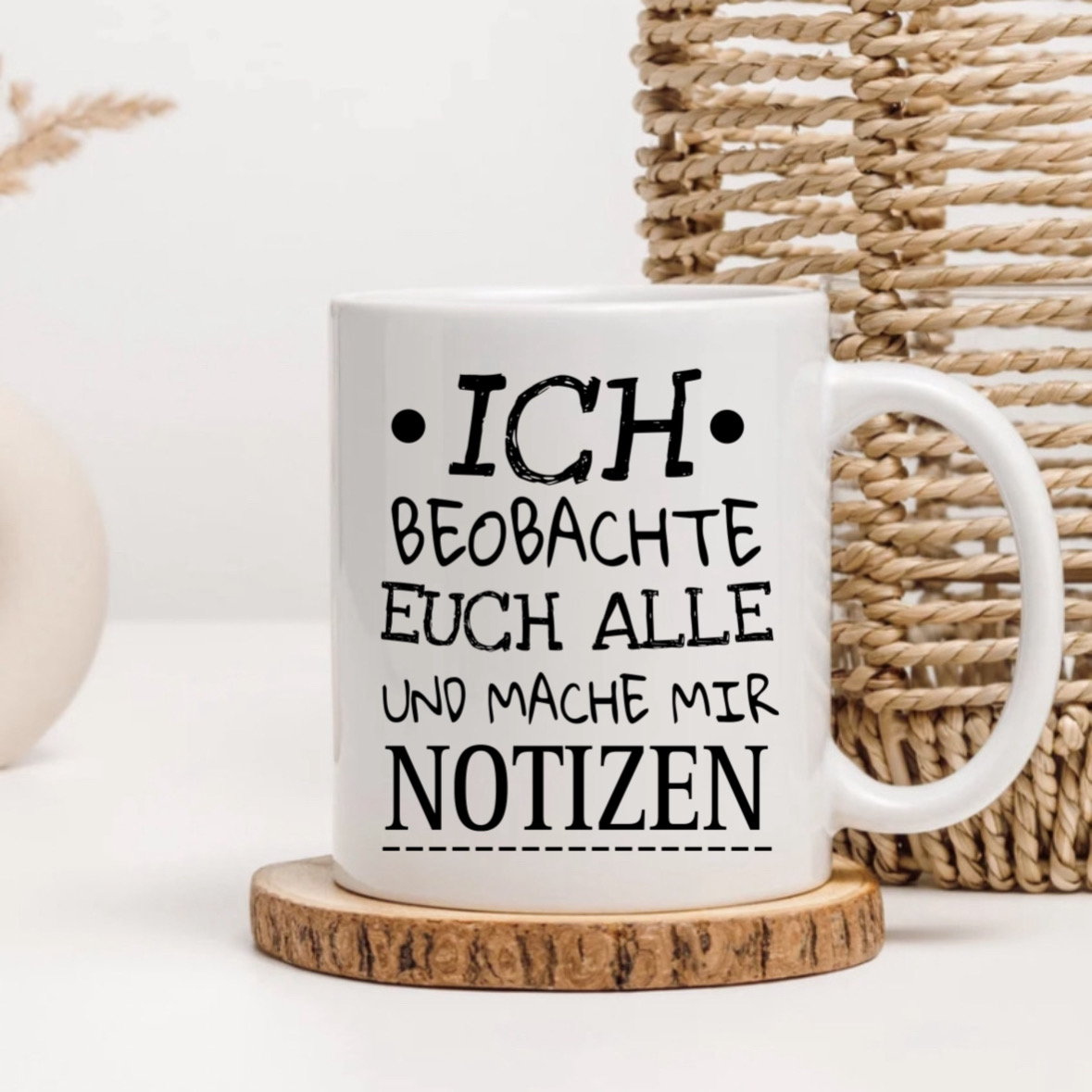 Tasse mit Spruch