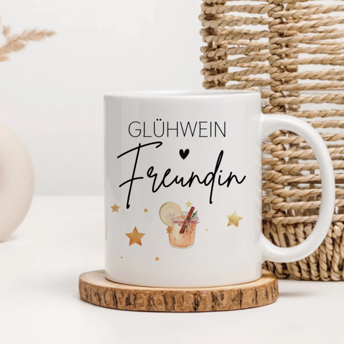 Glühwein Freundin Tasse