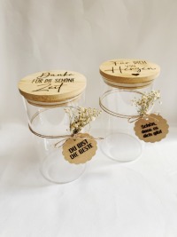 Geschenke Glas verschiedene Texte 2