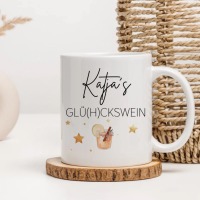 Personalisierte Glü h ckswein Tasse