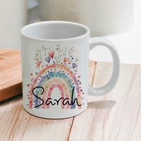 Tasse Regenbogen personalisiert