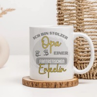 Stolzer Opa einer fantastischen Enkelin Tasse 5