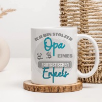 Stolzer Opa eines fantastischen Enkels Tasse 3