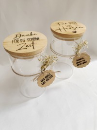 Geschenke Glas verschiedene Texte 3