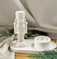 Nussknacker Figur | Tablett Deko -Tischdeko Weihnachten | hygge Adventsdeko | Kleinigkeiten für