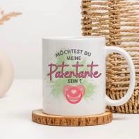 Tasse Möchtest du meine Patentante sein