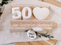 Geldgeschenk Set Silberhochzeit/ Goldene Hochzeit 2