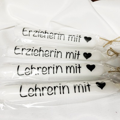 Kerze Lehrerin / Erzieherin