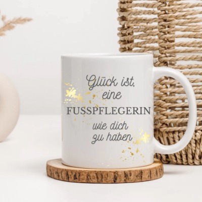 Tasse Fusspflegerin / Fußpfleger