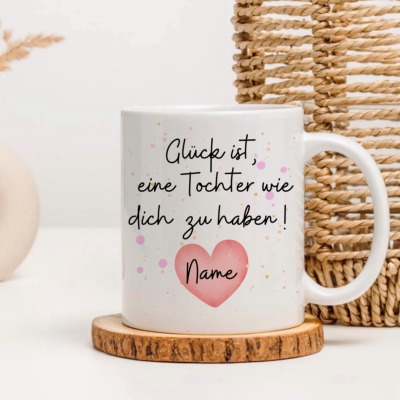 Tochter Tasse personalisierbar -