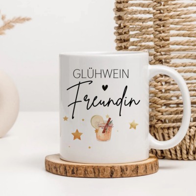 Glühwein Freundin Tasse