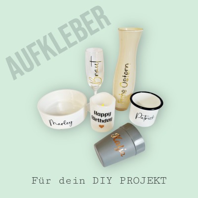 Aufkleber für dein DIY PROJEKT - Nach Maß