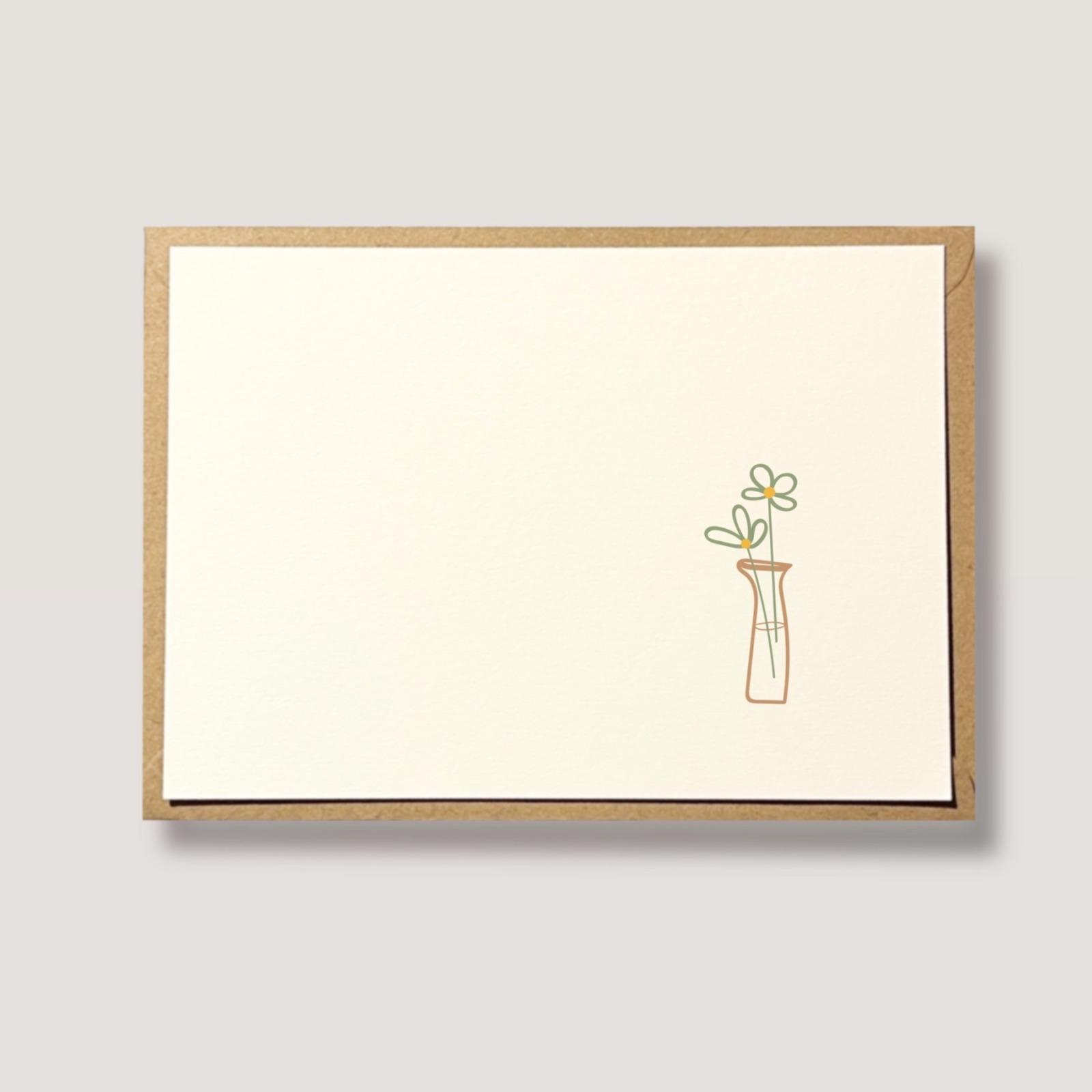 Karte Blumen - Postkarte oder Miniposter als Wanddeko. Glückwunschkarte mit Blumen, Karte als