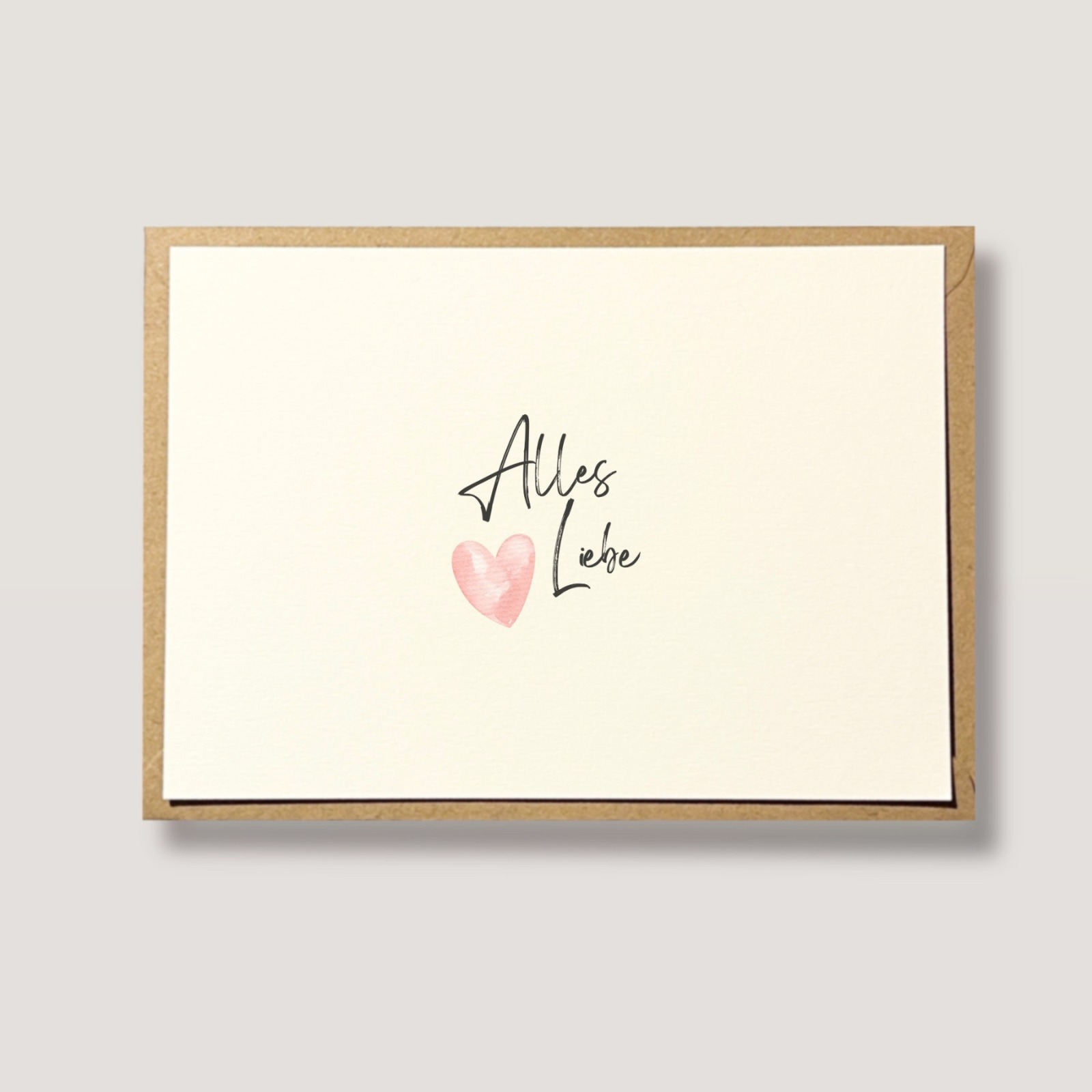 Alles Liebe Karte - Glückwunschkarte für liebe Menschen - Geschenk für Freunde und Familie -