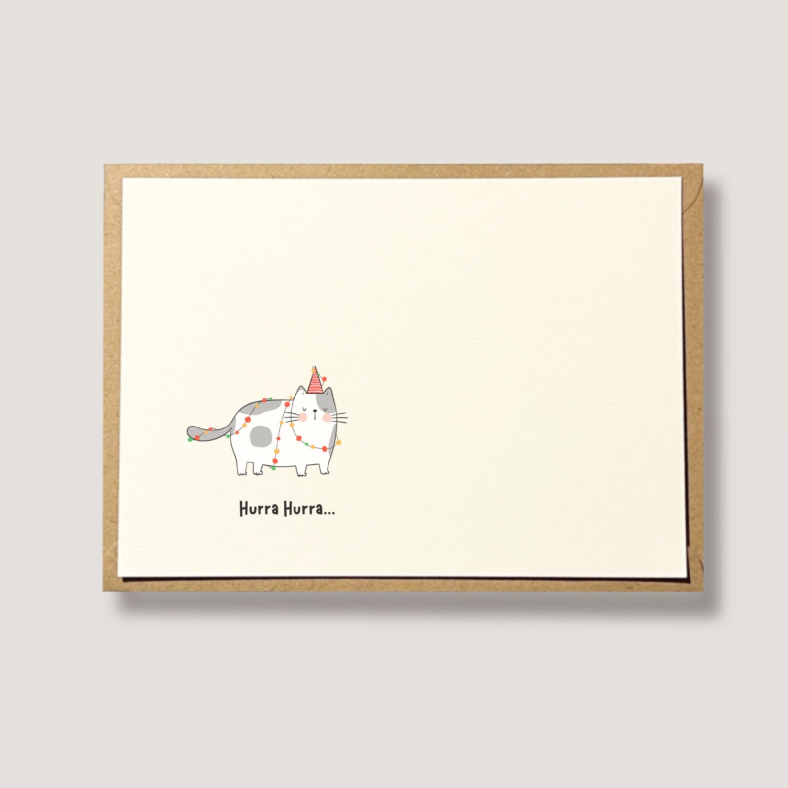 lustige Karte für Katzenfans, Postkarte für verschiedene Anlässe