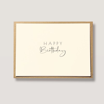 Geburtstagskarte ... Happy Birthday - Karte zum Geburtstag, Glückwunschkarte Geburtstag - Geburtsta