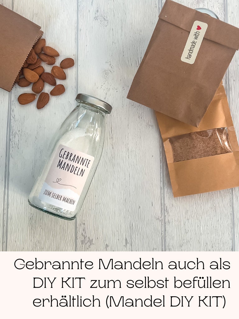 Do It Yourself Geschenkgläser Gebrannte Mandeln Milchreis Oder Heiße Schokolade Zum Selber 7090