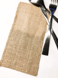 Bestecktaschen Jute mit Spitze / Besteckservietten Besteckset Hochzeit Deko VINTAGE / Shabby Look /