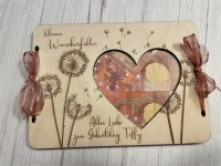 Geldgeschenk Geburtstag / Personalisierbares Geschenk Lastminute Geschenk holzkarte karten aus holz