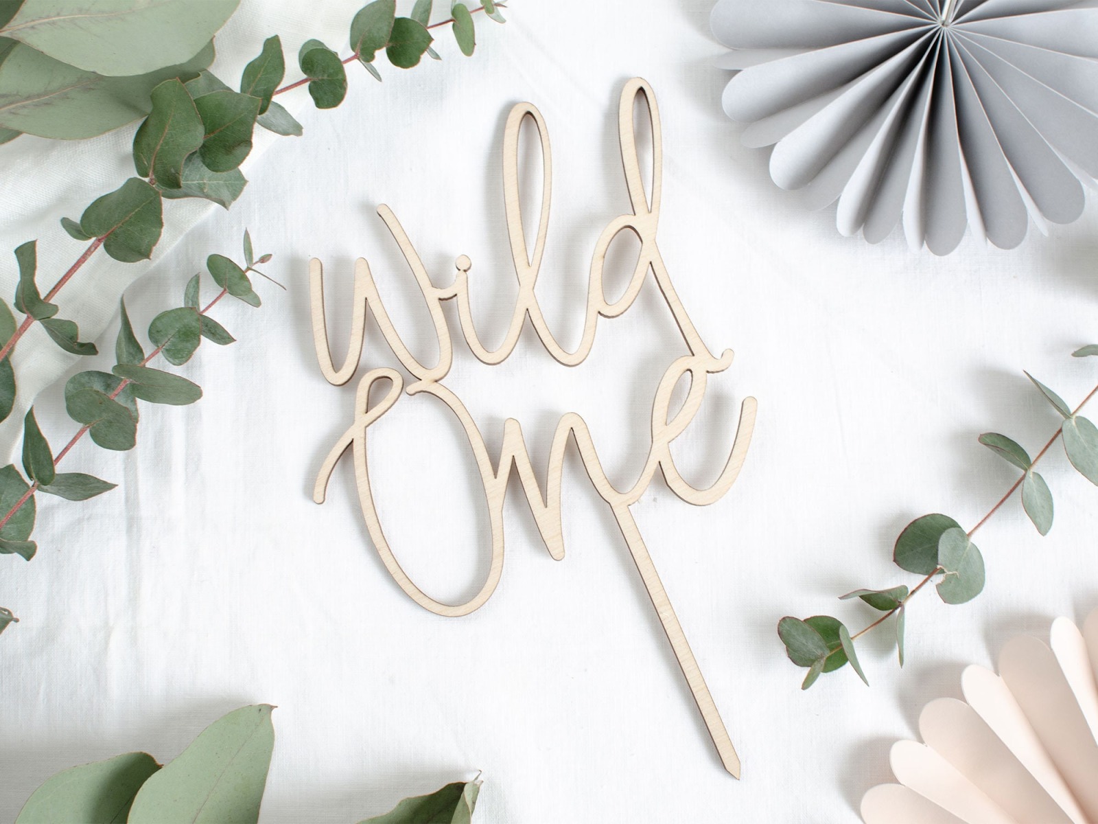 WILD ONE Cake Topper 2