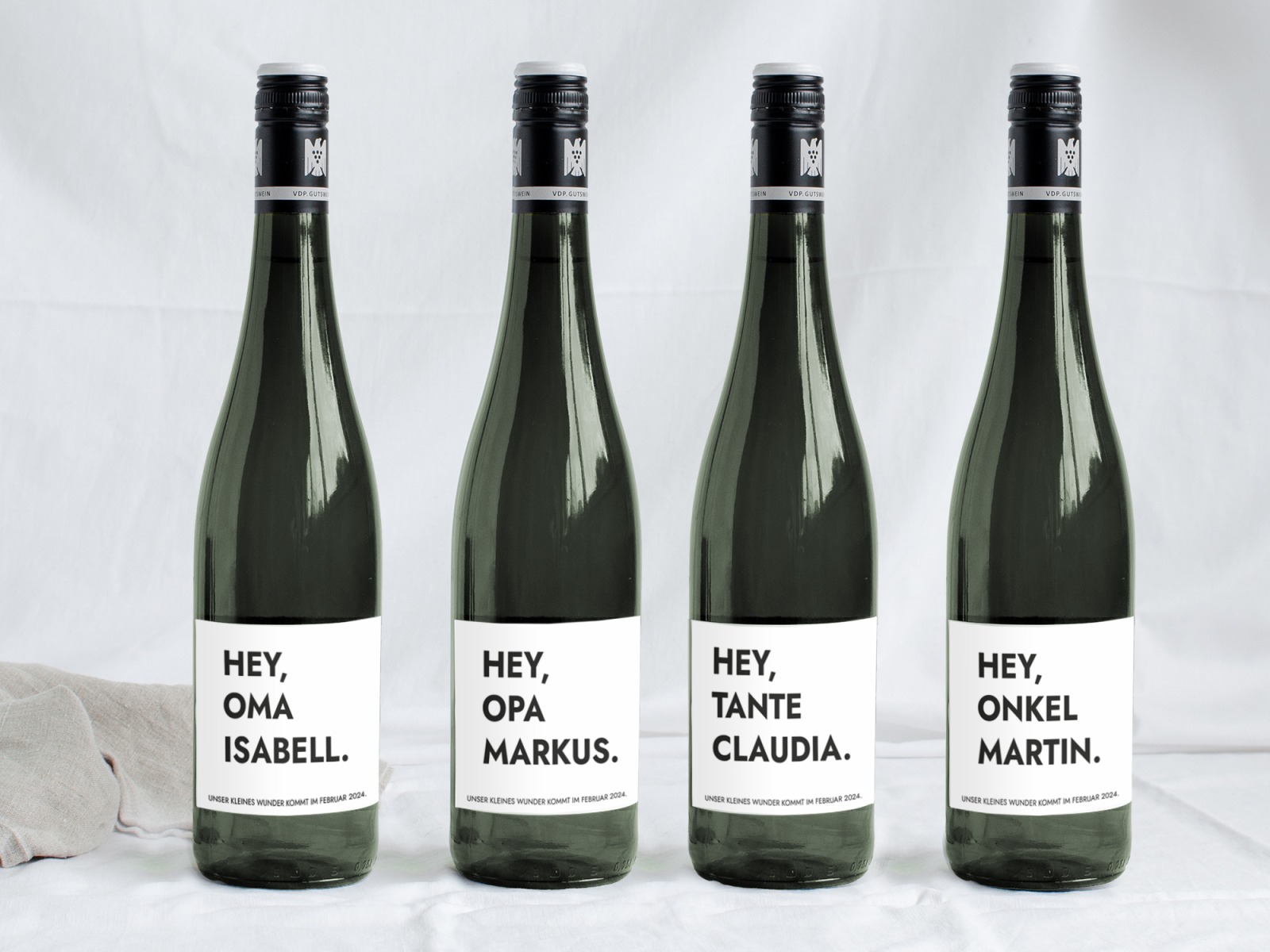 Flaschenetikett Etikett OMA | Personalisiert 2