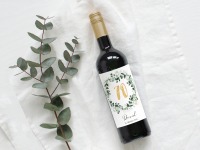 70 Geburtstag Geschenk | Flaschenetikett Wein Flaschen Etikett 2