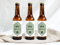 Bier, weil Bärchenpflaster nicht mehr helfen Etikett | Personalisiert 2