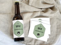 Bier, weil Bärchenpflaster nicht mehr helfen Etikett | Personalisiert