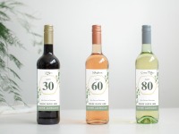 90 Geburtstag Geschenk | Personalisiertes Flaschenetikett Wein Flaschen Etikett 2