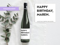 Flaschenetikett HAPPY BIRTHDAY Geschenk | Personalisiert 3
