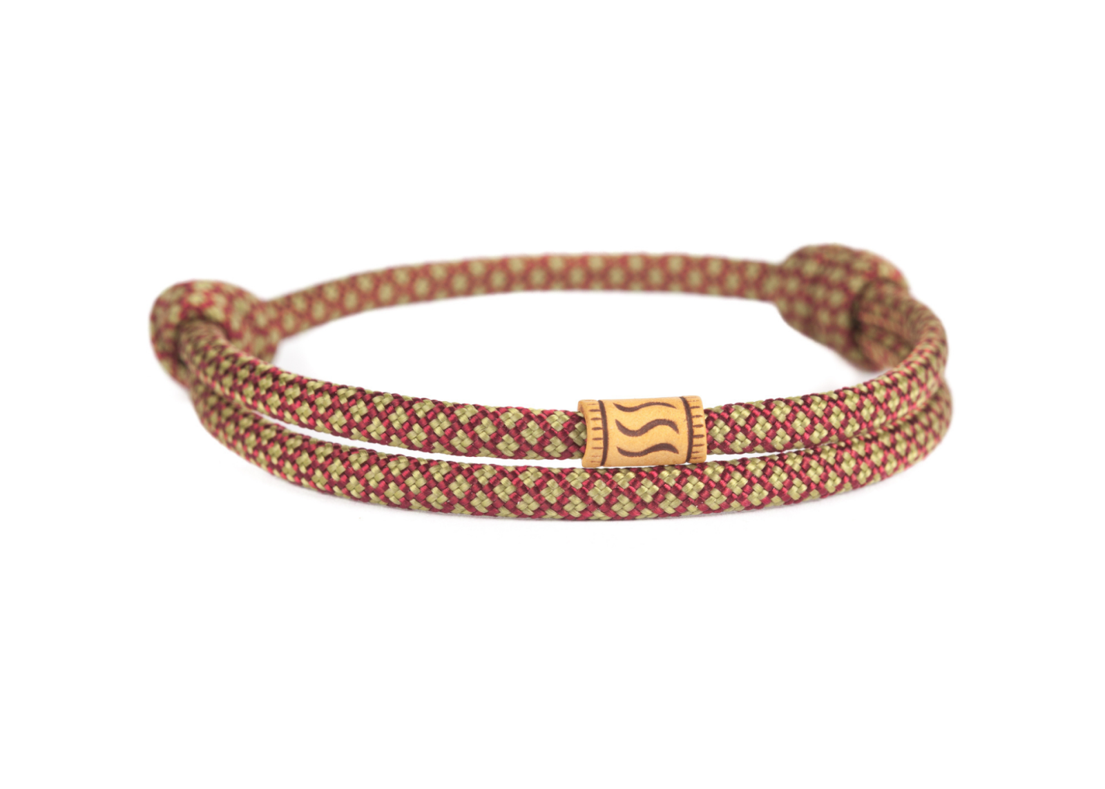 RICLEEVE BOHO surfer anklet BURGUNDY OLIVE