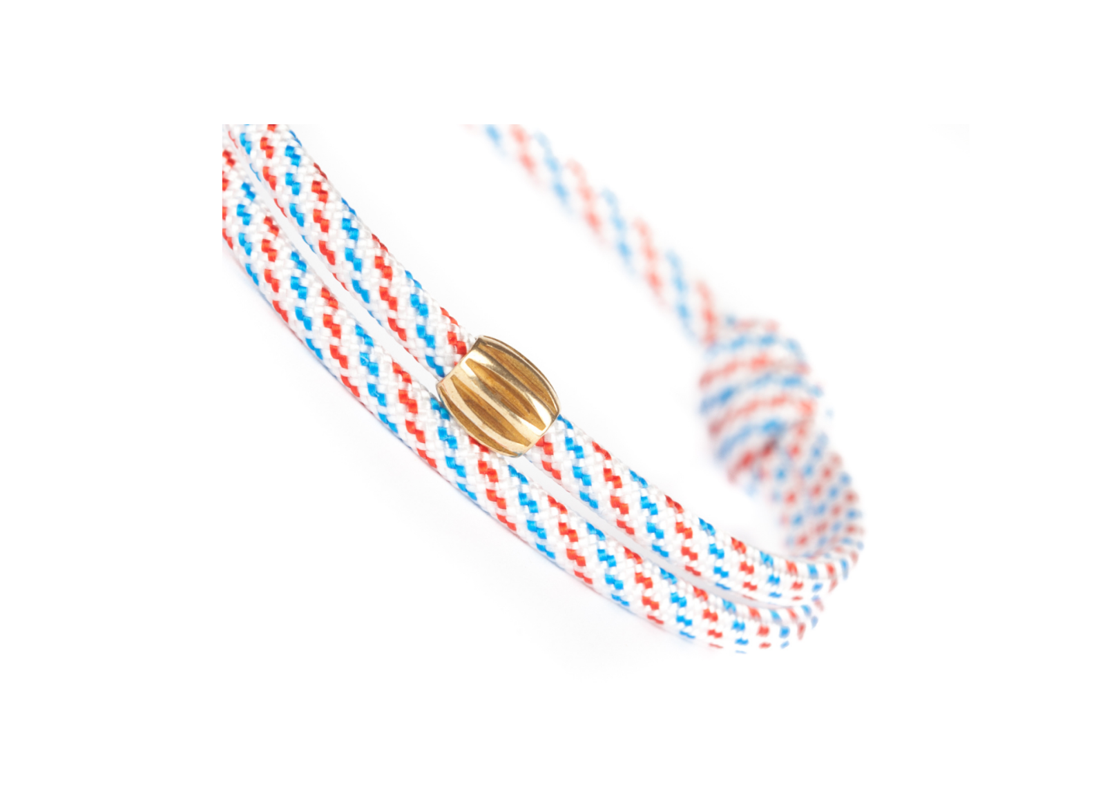 RICLEEVE BOHO surfer anklet BLUE WHITE RED 2