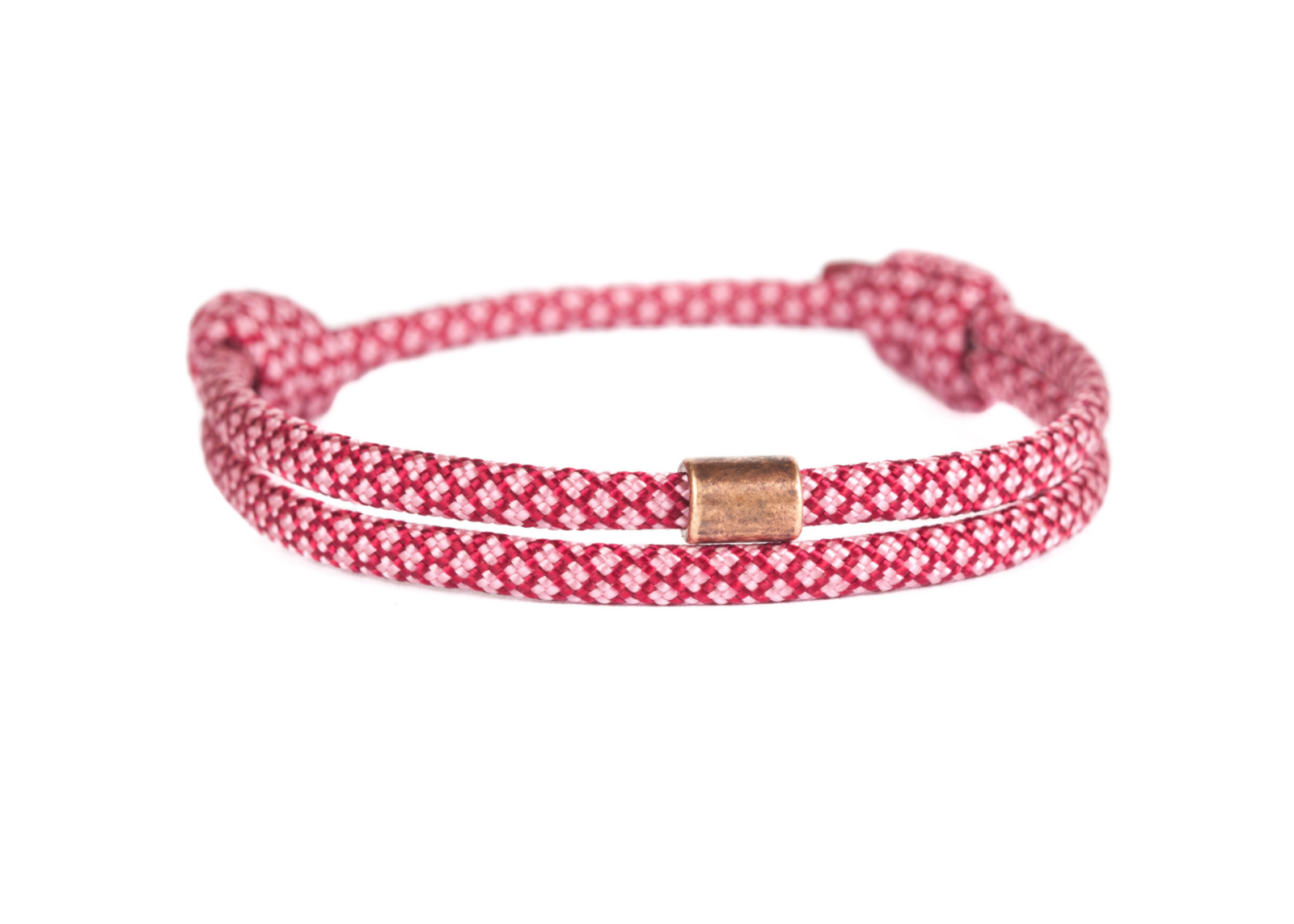 RICLEEVE BOHO surfer anklet BURGUNDY PINK