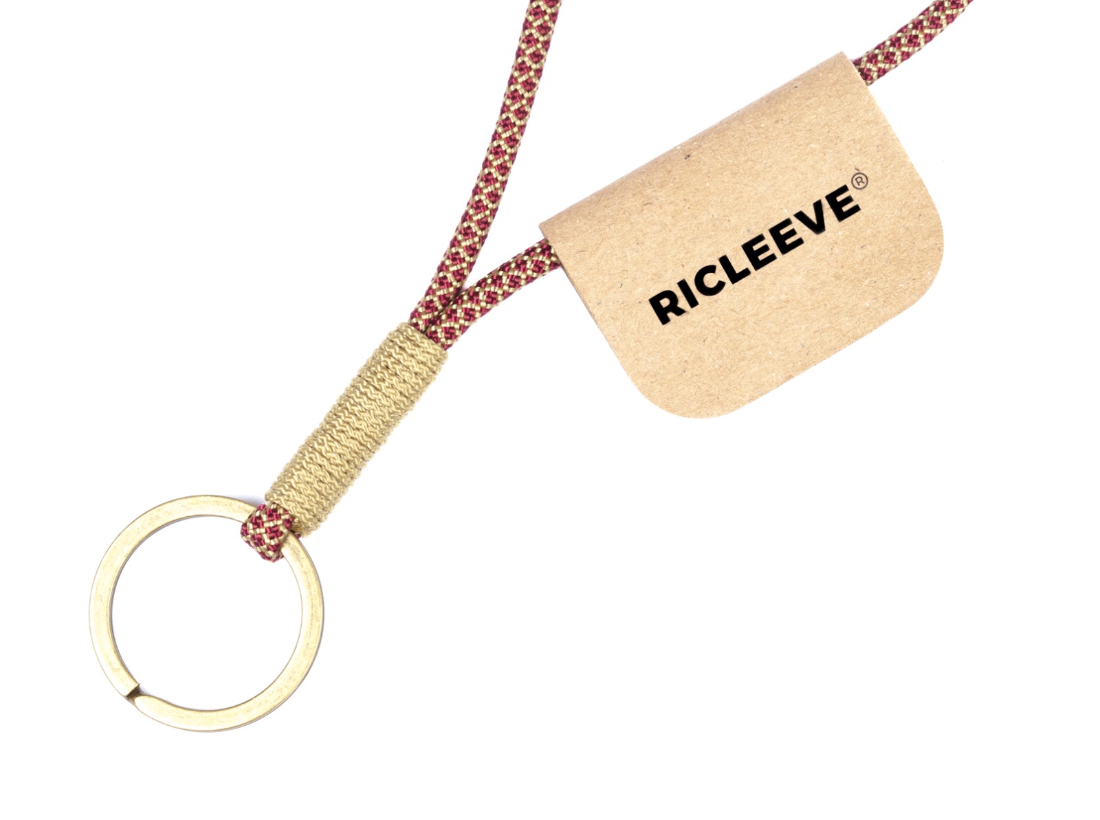 RICLEEVE Keychain BURGUNDY SAND 4