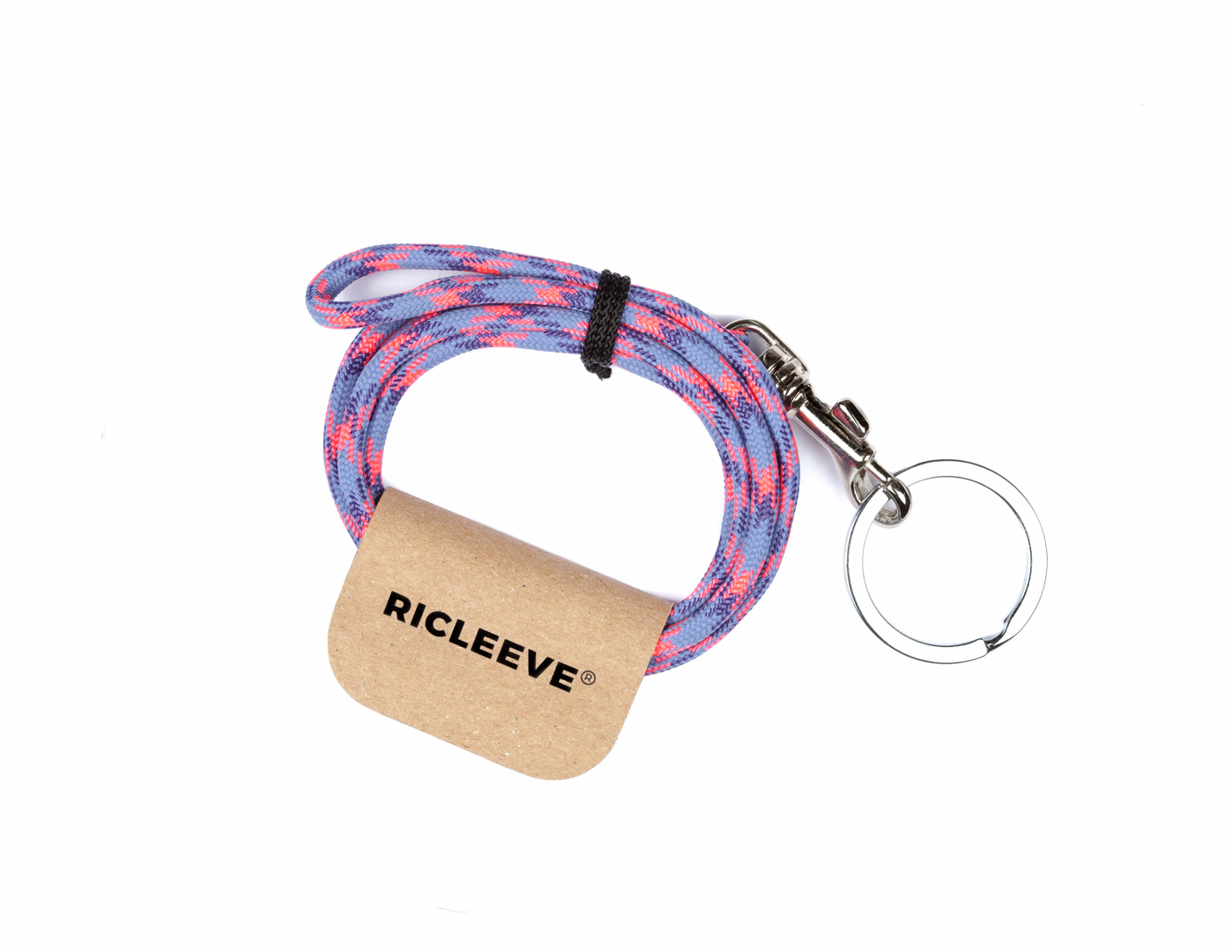 RICLEEVE Lanyard long with carabiner PINK PURPLE 4