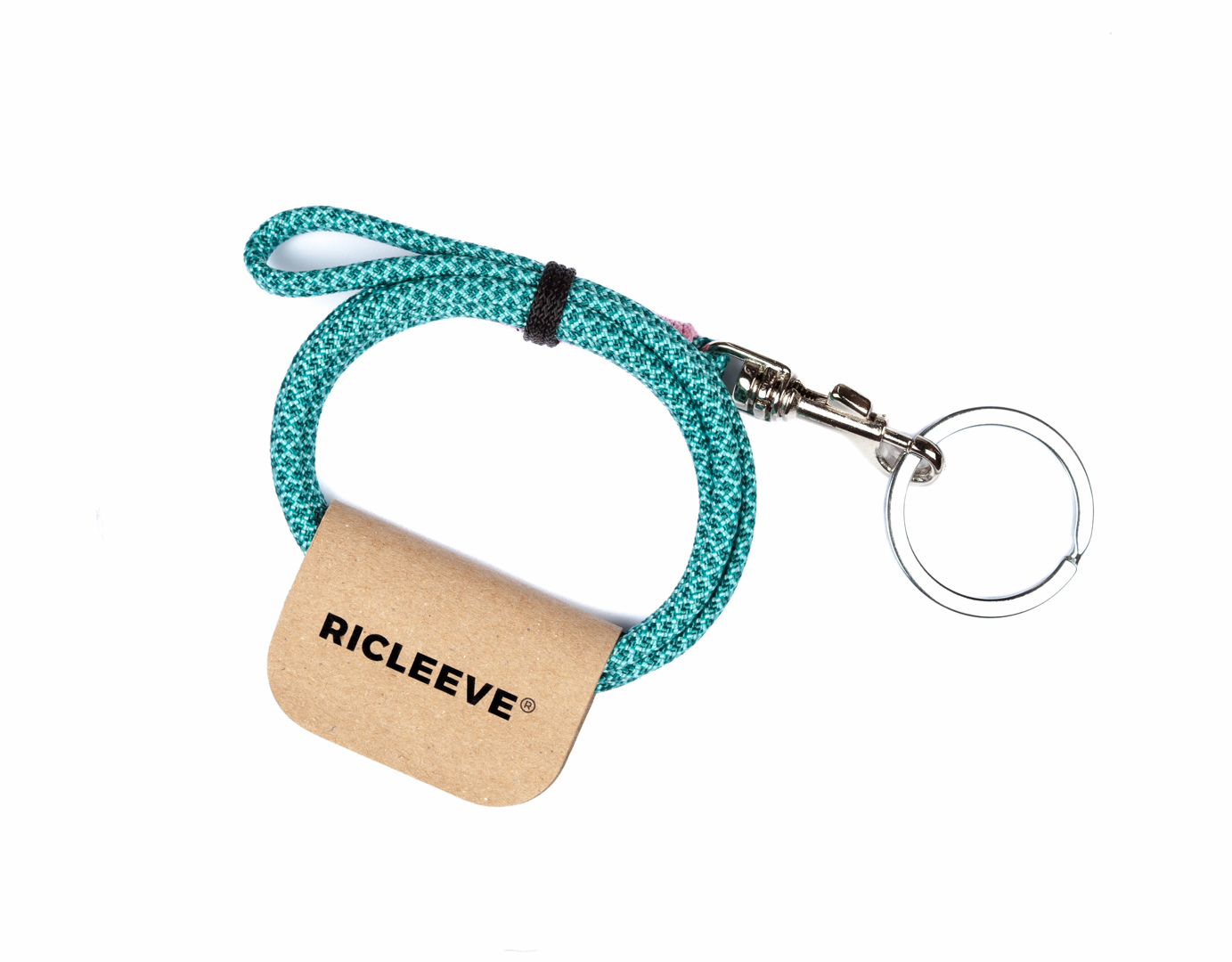 RICLEEVE Lanyard long with carabiner TURQUOISE 4