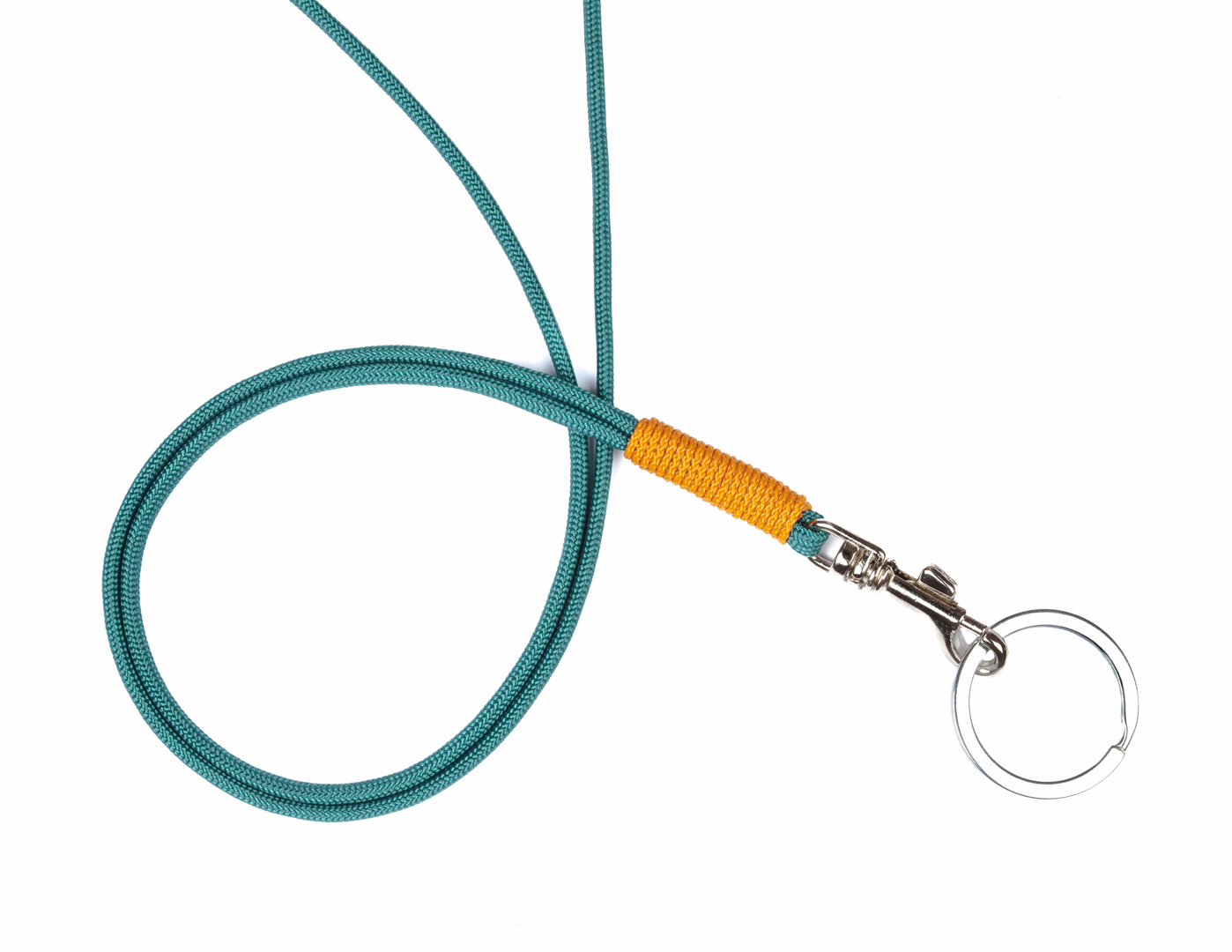 RICLEEVE Lanyard long with carabiner PETROL 3