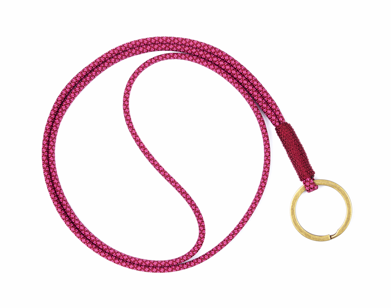 RICLEEVE Lanyard long BURGUNDY PINK