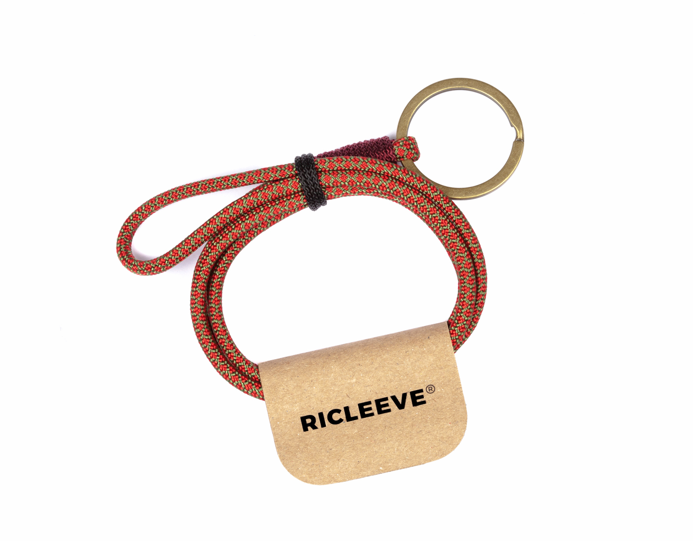 RICLEEVE Lanyard long RED OLIVE 5