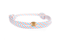 RICLEEVE BOHO surfer anklet BLUE WHITE RED