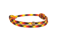 RICLEEVE BOHO surfer anklet BLACK RED YELLOW