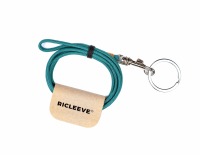 RICLEEVE Schlüsselband lang mit Karabiner PETROL 4