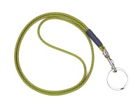 RICLEEVE Lanyard long with carabiner YELLOW TURQUOISE