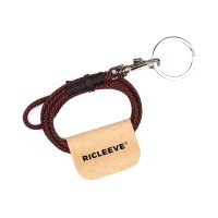 RICLEEVE Lanyard long with carabiner BLACK RED 4