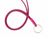 RICLEEVE Lanyard long BURGUNDY PINK 4