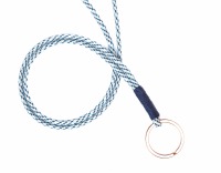 RICLEEVE Lanyard long BLUE WHITE 4