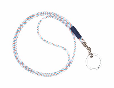 RICLEEVE Lanyard long with carabiner BLUE RED WHITE - COLOR SELECTION