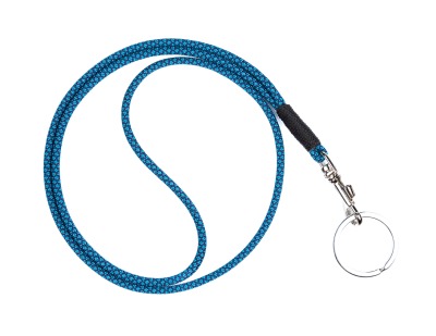 RICLEEVE Lanyard long with carabiner BLUE BLACK - COLOR SELECTION