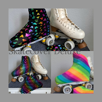 Skatecover Deluxe Stiefelschoner, Überzieher verschiedene Designs, Eiskunstlaufen, Rollkunstlaufen